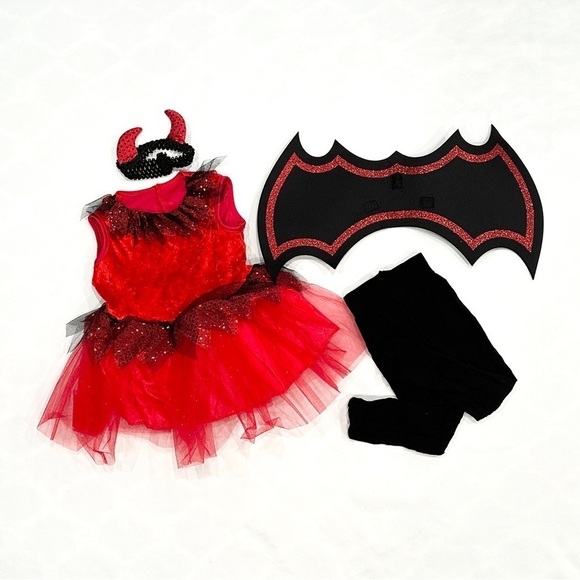 Rubies Opus Collection Little Devil Infant Toddler 4pc Halloween Cosplay Costume - Picture 1 of 10